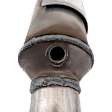 1998 Jeep Cherokee - Center Catalytic Converter, 4 Cyl 2.5L, Federal EPA Standard, 46-State Legal (Cannot ship to CA, CO, NY or ME), With Slip On Inlet/Outlet, With O2 Sensor (Slide On) 2-1/2 In.Id Inlet, Direct Replacement Series