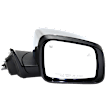 Passenger Side Mirror, Power Adjust, Heated, Power Folding, Chrome, In-housing Signal Light, With Memory, With Puddle Light, No Auto-Dimming, With Blind Spot Detection in Glass