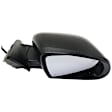 Passenger Side Mirror, Power Adjust, Heated, Power Folding, Paintable, In-housing Signal Light, No Memory, With Puddle Light, No Auto-Dim, With Blind Spot Detection in Glass