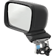 Driver Side Mirror, Power Adjust, Manual Folding, Heated, Textured Black, In-housing Signal Light, No Memory, No Puddle Light, No Auto-Dimming, No Blind Spot Feature