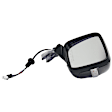 Passenger Side Mirror, Power, Manual Folding, Heated, Paintable, In-housing Signal Light, No Memory, No Puddle Light, No Auto-Dimming, No Blind Spot Feature