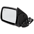 Driver Side Mirror, Power Adjust, Manual Folding, Heated, Textured Black, No Signal Light, No Memory, No Puddle Light, No Auto-Dimming, No Blind Spot Feature