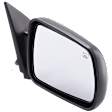 Passenger Side Mirror, Power Adjust, Manual Folding, Heated, Textured Black, No Signal Light, No Memory, No Puddle Light, No Auto-Dimming, No Blind Spot Feature