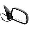Passenger Side Mirror, Power Adjust, Manual Folding, Non-Heated, Textured Black, No Signal Light, No Memory, No Puddle Light, No Auto-Dimming, No Blind Spot Feature