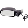 Driver Side Mirror, Power Adjust, Manual Folding, Heated, Textured Black, No Signal Light, No Memory, No Puddle Light, No Auto-Dimming, No Blind Spot Feature