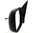 Driver Side Mirror, Power Adjust, Manual Folding, Heated, Textured Black, No Signal Light, No Memory, No Puddle Light, No Auto-Dimming, No Blind Spot Feature