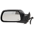 Driver Side Mirror, Power Adjust, Manual Folding, Heated, Textured Black, No Signal Light, No Memory, No Puddle Light, No Auto-Dimming, No Blind Spot Feature