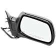 Passenger Side Mirror, Power Adjust, Manual Folding, Heated, Textured Black, No Signal Light, No Memory, No Puddle Light, No Auto-Dimming, No Blind Spot Feature