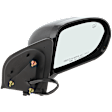 2011 Jeep Compass - Passenger Side Mirror, Power Adjust, Heated, Textured Black, Manual Folding, No Signal Light, No Blind Spot Feature, No Memory, No Puddle Light, No Auto-Dim