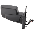 Passenger Side Mirror, Power Adjust, Manual Folding, Heated, Paintable, No Signal Light, No Memory, No Puddle Light, No Auto-Dimming, No Blind Spot Feature