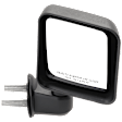 Passenger Side Mirror, Manual Adjust, Manual Folding, Non-Heated, Textured Black, No Signal Light, No Memory, No Puddle Light, No Auto-Dimming, No Blind Spot Feature