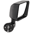 Passenger Side Mirror, Manual Adjust, Manual Folding, Non-Heated, Textured Black, No Signal Light, No Memory, No Puddle Light, No Auto-Dimming, No Blind Spot Feature