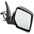 Passenger Side Mirror, Power Adjust, Manual Folding, Non-Heated, Textured Black, No Signal Light, No Memory, No Puddle Light, No Auto-Dimming, No Blind Spot Feature