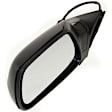 Driver Side Mirror, Power Adjust, Manual Folding, Heated, Textured Black, No Signal Light, With memory, No Puddle Light, No Auto-Dimming, No Blind Spot Feature