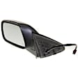 Driver Side Mirror, Power Adjust, Manual Folding, Heated, Textured Black, No Signal Light, With memory, No Puddle Light, No Auto-Dimming, No Blind Spot Feature