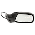 Passenger Side Mirror, Power Adjust, Manual Folding, Heated, Textured Black, No Signal Light, With memory, No Puddle Light, No Auto-Dimming, No Blind Spot Feature
