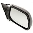 Passenger Side Mirror, Power Adjust, Manual Folding, Heated, Textured Black, No Signal Light, With memory, No Puddle Light, No Auto-Dimming, No Blind Spot Feature