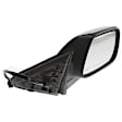 Passenger Side Mirror, Power Adjust, Manual Folding, Heated, Textured Black, No Signal Light, With memory, No Puddle Light, No Auto-Dimming, No Blind Spot Feature