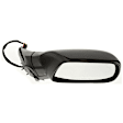 Passenger Side Mirror, Power Adjust, Manual Folding, Heated, Textured Black, No Signal Light, With memory, No Puddle Light, No Auto-Dimming, No Blind Spot Feature