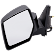 Driver Side Mirror, Power Adjust, Manual Folding, Non-Heated, Textured Black, No Signal Light, No Memory, No Puddle Light, No Auto-Dimming, No Blind Spot Feature