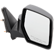 Passenger Side Mirror, Manual Adjust, Manual Folding, Non-Heated, Textured Black, No Signal Light, No Memory, No Puddle Light, No Auto-Dimming, No Blind Spot Feature
