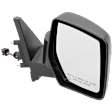 Passenger Side Mirror, Power Adjust, Manual Folding, Heated, Textured Black, No Signal Light, No Memory, No Puddle Light, No Auto-Dimming, No Blind Spot Feature