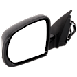 Driver Side Mirror, Power Adjust, Non-Heated, Manual Folding, Paintable, No Signal Light, No Memory, No Puddle Light, No Auto-Dim, No Blind Spot Feature