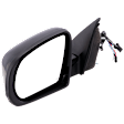 Driver Side Mirror, Power Adjust, Heated, Manual Folding, Paintable, In-housing Signal Light, With Memory, With Puddle Light, No Auto-Dim, No Blind Spot Feature