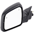 Driver Side Mirror, Power Adjust, Heated, Manual Folding, Paintable, In-housing Signal Light, With Memory, No Puddle Light, No Auto-Dim, With Blind Spot Detection in Glass