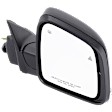Passenger Side Mirror, Power Adjust, Heated, Manual Folding, Paintable, In-housing Signal Light, With Memory, No Puddle Light, No Auto-Dim, With Blind Spot Detection in Glass