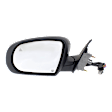 Driver Side Mirror, Power Adjust, Heated, Manual Folding, Paintable, In-housing Signal Light, No Memory, With Puddle Light, No Auto-Dim, With Blind Spot Detection in Glass