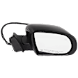 2014-2018 Jeep Cherokee - Passenger Side Mirror, Power Adjust, Heated, Manual Folding, Paintable, In-housing Signal Light, With Puddle Light, With Auto-Dimming, With Blind Spot Detection in Glass, Taiwan Aftermarket Glass