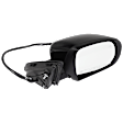 2014-2018 Jeep Cherokee - Passenger Side Mirror, Power Adjust, Heated, Manual Folding, Paintable, In-housing Signal Light, With Puddle Light, With Auto-Dimming, With Blind Spot Detection in Glass, Taiwan Aftermarket Glass