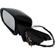 Driver Side Mirror, Power Adjust, Heated, Manual Folding, Paintable, No Signal Light, With Memory, No Puddle Light, No Auto-Dim, No Blind Spot Feature