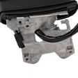 Driver Side Mirror, Power, Manual Folding, Heated, Textured Black, In-housing Signal Light, No Memory, No Puddle Light and Auto-Dimming, With BSD in Glass, With Side Object Sensor