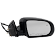 2024 Jeep Compass - Passenger Side Mirror, Power Adjust, Heated, Paintable, Manual Folding, In-housing Signal Light, With Blind Spot Detection in Glass, No Memory, No Puddle Light, No Auto-Dim
