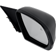 Passenger Side Mirror, Power Adjust, Heated, Manual Folding, Paintable, In-housing Signal Light, No Memory, No Puddle Light, No Auto-Dim, With Blind Spot Detection in Glass