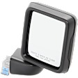 Passenger Side Mirror, Manual Adjust, Non-Heated, Manual Folding, Textured Black, No Signal Light, No Memory, No Puddle Light, No Auto-Dim, No Blind Spot Feature