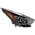 Passenger Side Halogen Headlight, With bulb(s)