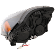 Driver and Passenger Side LED Headlight, With bulb(s)