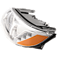 2012 Kia Sorento - Driver and Passenger Side Projector LED Headlight, With bulb(s), Clear Lens, Chrome Interior