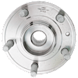 Front, Driver or Passenger Side Wheel Hub, 5 Lugs, With Bearing