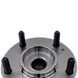 Front, Driver or Passenger Side Wheel Hub, Without Bearing, 5 x 4.5 in. Bolt Pattern, FWD