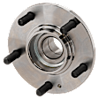 Rear, Driver or Passenger Side Wheel Hub, with Bearing, AWD