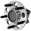 Rear, Driver or Passenger Side Wheel Hub, With Bearing, 5 x 4.5 in. Bolt Pattern