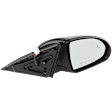 Passenger Side Mirror, Power Adjust, Heated, Power Folding, Paintable, In-housing Signal Light, With Memory, No Puddle Light, No Auto-Dim, With Blind Spot Detection in Glass