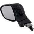 Driver Side Mirror, Power Adjust, Manual Folding, Heated, Paintable, In-housing Signal Light, No Memory, No Puddle Light, No Auto-Dimming, With Blind Spot Detection in Glass