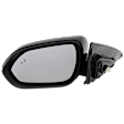 Driver Side Mirror, Power Adjust, Manual Folding, Heated, Paintable, In-housing Signal Light, No Memory, No Puddle Light, No Auto-Dimming, With Blind Spot Detection in Glass