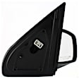 Passenger Side Mirror, Power Adjust, Heated, Manual Folding, Textured Black, No Signal Light, No Memory, No Puddle Light, No Auto-Dim, No Blind Spot Feature