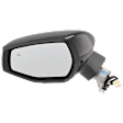 Driver Side Mirror, Power Adjust, Heated, Manual Folding, Paintable, In-housing Signal Light, No Memory, No Puddle Light, No Auto-Dim, With Blind Spot Detection in Glass